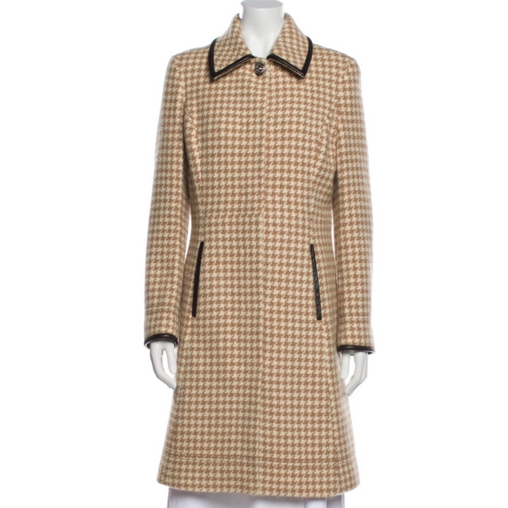 Vintage Coach 1941 Wool Houndstooth Coat